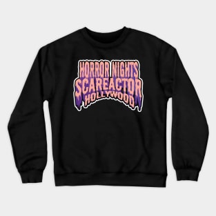 SCAREACTOR HOLLYWOOD (PURPLE) Crewneck Sweatshirt